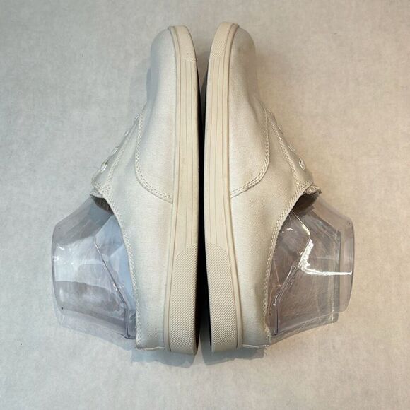 NEW Spenco White Canvas Slip On Tennis Shoes Womens Sz 9 Orthotic Sneakers (2) - Picture 5 of 9